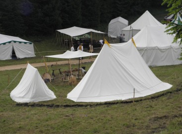 Tenda a doppio palo